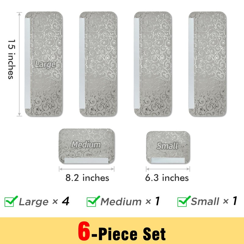 Refrigerator Handle Covers, Set of 6, Non-Slip Fridge Handle Covers,