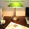 LINNMON Bankers Desk Lamp, Green Retro Lamp, Vintage Lamp with