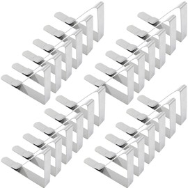Latomex Tablecloth Clips, Set of 24 Extra Large Table Cover Cloth Clamps for Home Party & Picnic(Up to 2.7" )