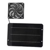 7W 12V Solar Panel Fan Kit Monocrystalline Silicon Saving Energy