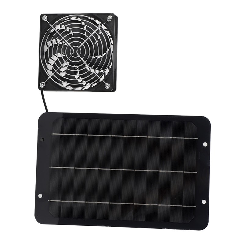 7W 12V Solar Panel Fan Kit Monocrystalline Silicon Saving Energy