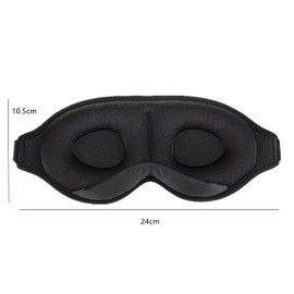 1 x Sleep Mask, Memory Foam, 3D Eye Mask, Sleeping Women's and Men's Mask, Light Blocking, Breathable, Contoured Eye Cover, Use for Travel, Yoga
