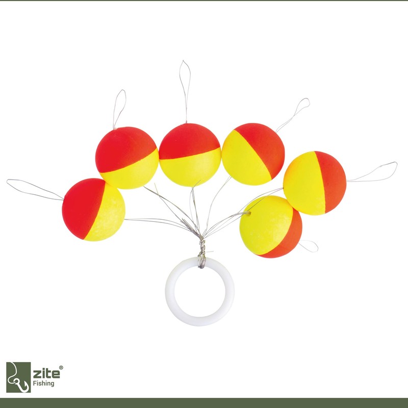Zite Fishing Pilot Ball Set, Trout Pilots Float, Oval &