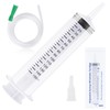 150 ml Syringe with Hose, Plastic Syringe with Cap, Large