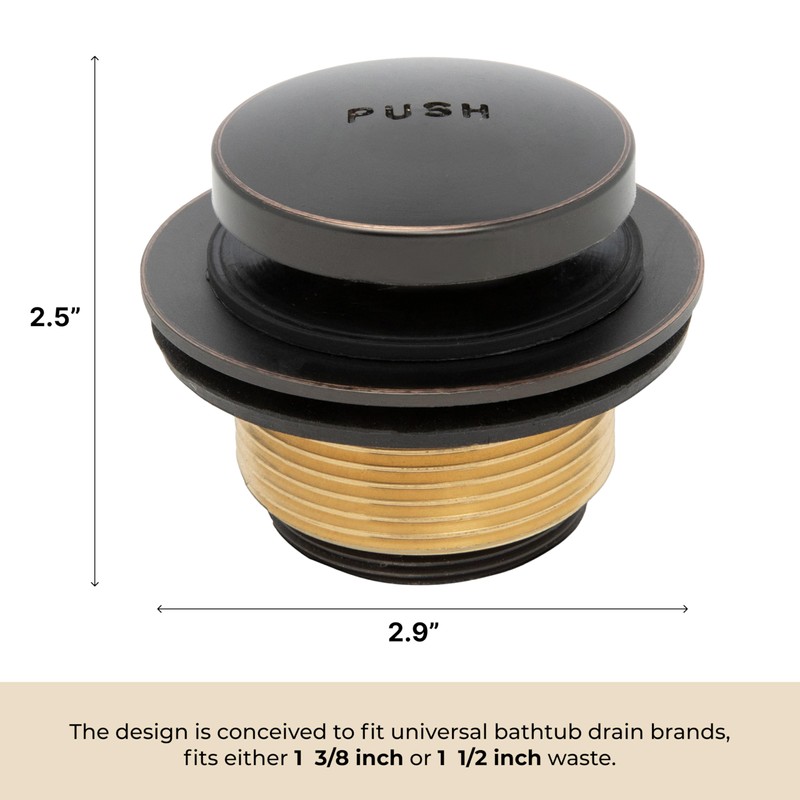Dorence Tip Toe Bathtub Drain Kit Tub Drain Assembly Conversion