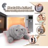 Manatee Stuffed Animals, Microwavable Stuffed Animal Adorable Fluffy Manatee Plush