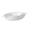 Hendi Oval Oven Dish with Ear Handles, Brilliant White