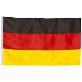 BRUBAKER Nylon Germany Flag - 3 Feet x 5 Feet - German Flag - National Flag