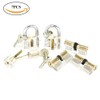 ValueHall 7 PCS Training Locks Professional Transparent Cutaway Practice Keyed