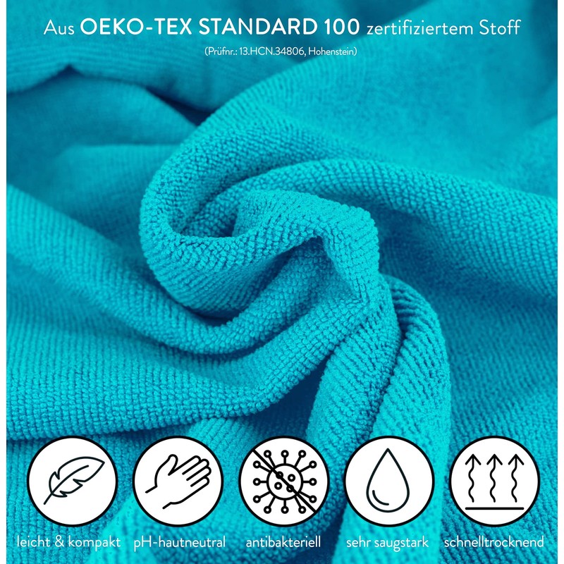 Microfibre Fitness Towel, with Terry Cloth Structure | Sports Towel