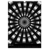 Monochrome Strukturen digitaler Kunst (Wandkalender 2025 DIN A3 hoch), CALVENDO