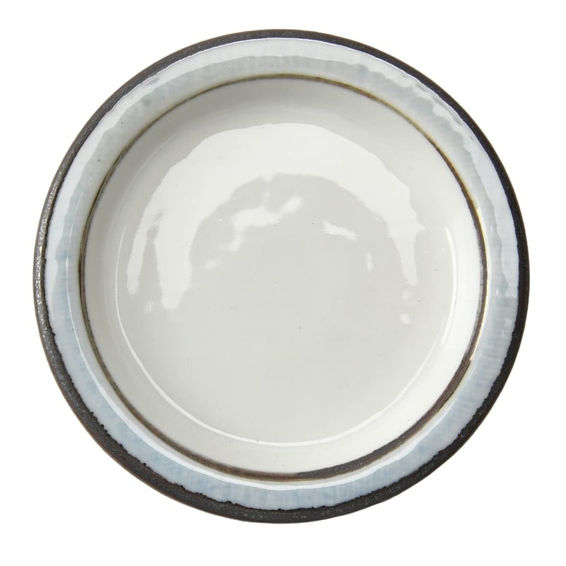 Light Color Line Condiment Dish [3.5 x 0.7 inches (90