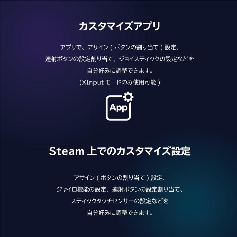 ワイヤレスホリパッド for Steam (シャイニーホワイト)