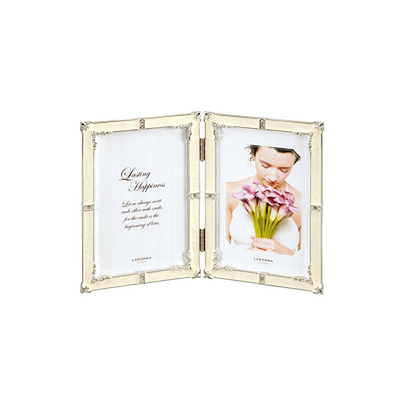 LADONNA MJ62-PD-WH Picture Frame, White, 070930