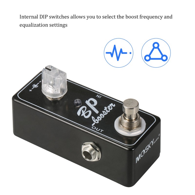 MOSKY Audio Mini Guitar Pedals BP Booster Clean Boost Effect