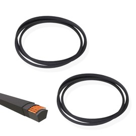 117-1018 Mower Drive Belt 3/8" x 32 1/2" for Toro 117-1018 20330 20331 20350 20351 20377 20339 20371 20378 Lawn Mowers Deck Drive Belt (2 Pack)