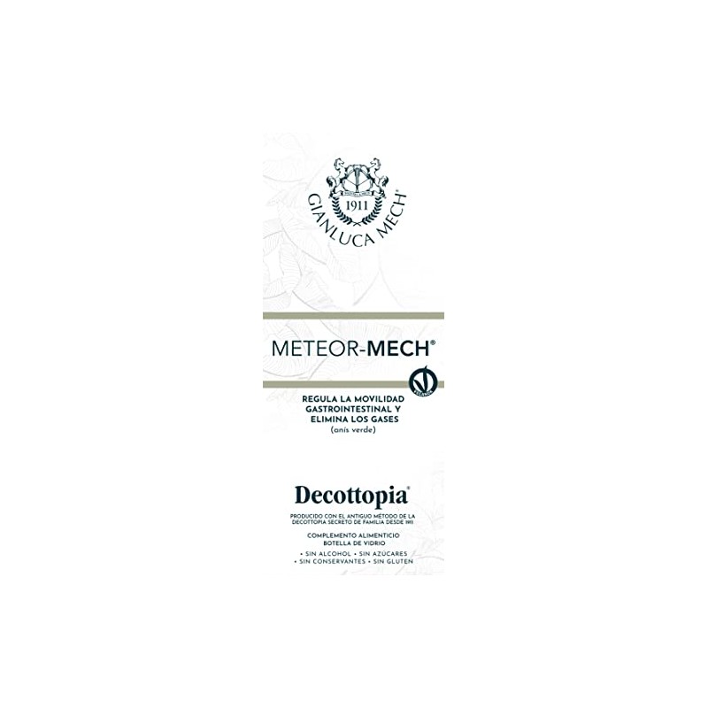 Gianluca Mech | Decottopia Meteor-Mech Integratori Alimentari Keto, Contrasta Gas