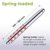 Teravan 201 Stainless Steel Spring-Loaded Replacement Toilet Paper Roller with