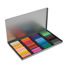 SoHo Urban Artist Set of 72 Soft Slim Pastel Sketch Squares - Richly Pigmented, Vibrant Color Soft Pastels for Artists Professional Pastel Artwork Studies and Sketching, Assorted Chalk Pastels