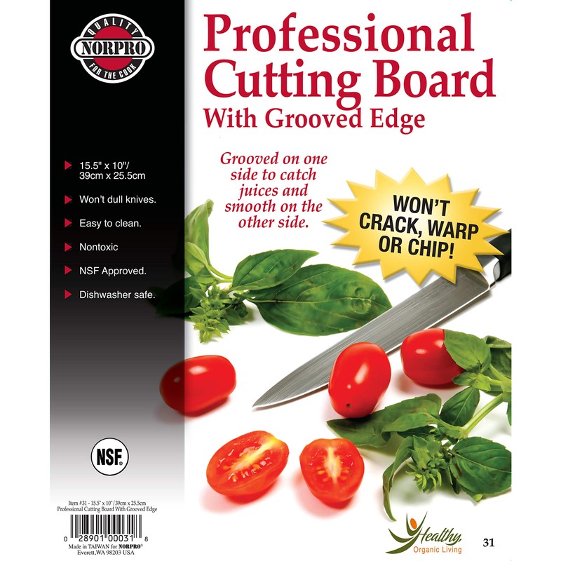 Norpro Professional Cutting Board, 15.5 in x 10 in