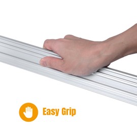 POWERTEC 72111 18 & 38 Inch Straight Edges, Within .001" Over 18" and .003" Over 38" Machined Flat, Precision Woodworking Tools for Table Saw, Router Table, MDF Workbench Top, Jointers, and Planers