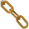 Mr. Chain Heavy-Duty Plastic Barrier Chain, Gold, 2-Inch Link Diameter,