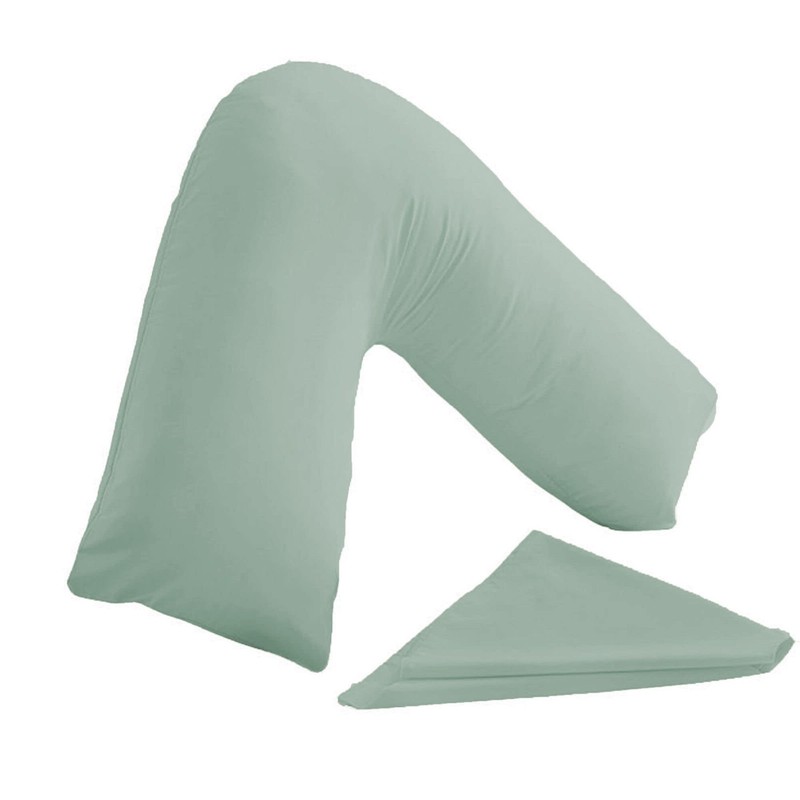 Buzzbuy V shaped pillowcase cover, 100% Poly-cotton Back & Neck