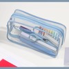 Raymay Fujii KPF9026A Clear Pen Pouch, Kept Pencil Case, Large