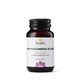 Fushi Ashwagandha Extract with Vegan MCT Capsules, 60 Caps | Fresh-Ground, High Strength & Wholefood | Min 5% Withanoloids | Uplifting & Nourishing | 100% Plant Based Formulation |Vegan,Made in the UK