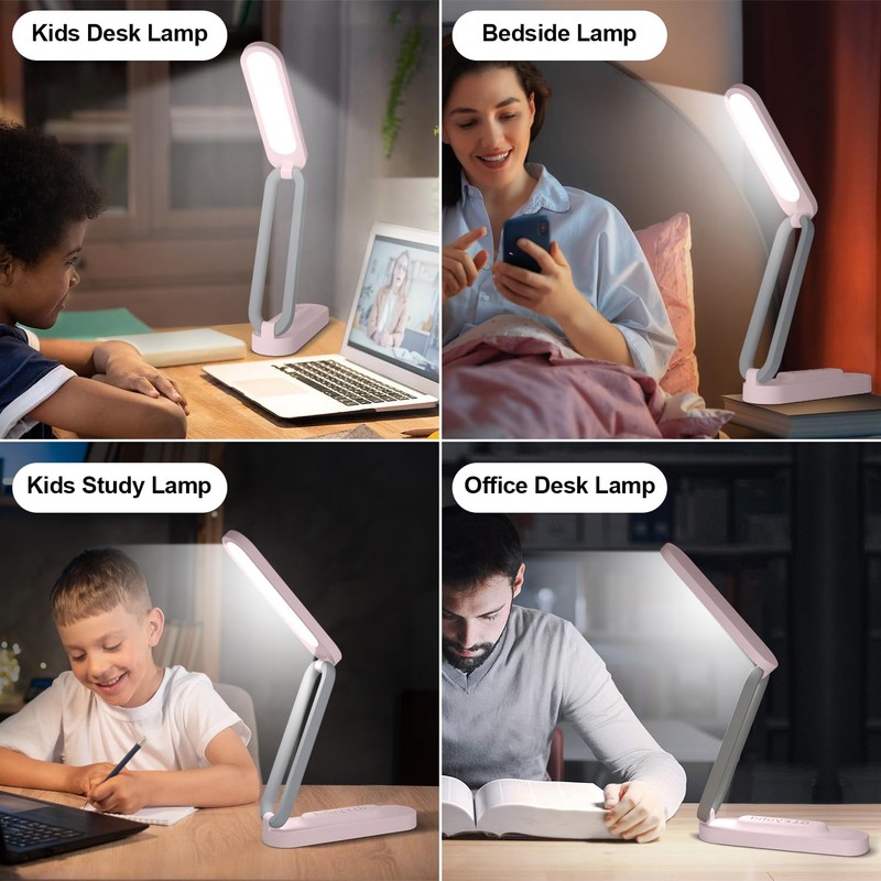 Giryuhd LED Desk Lamp for Office Home & Battery Operated