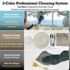 Exprosiflux Color-Coded Microfiber Cleaning Cloths for Streak-Free Glass, Windows, Dishes,