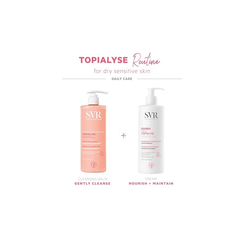 SVR Topialyse Crema Corporal Hidratante Para Piel Seca, 400 ml