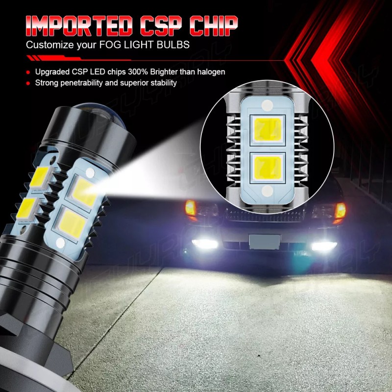 CHUSYYRAY For Saturn Vue 2002-2007 6x Combo 9005+9006 LED Headlight
