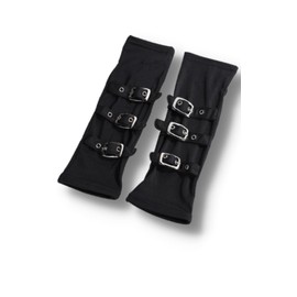 La kukuna Arm Warmer, Mine System, Sickness Mikawa, Gothic Loli, Punk Rock, Mass Production, Belt, Thin, Black, UV Protection, Black