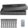 HDMI KVM Switch 8 Port 4K@30Hz, 8 in 1 Out