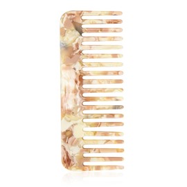 ALLY-MAGIC Wide Tooth Comb Large Hair Detangling Comb for Curly Wet Dry Hair No Handle Detangler Comb Hair Curl Comb for Thick Curly Wavy Hair Y4-FXFS (Apricot)