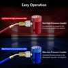 HTOMT R1234yf Adapter,Adjustable R1234yf Quick Couplers Adapter,Air Conditioning Line Repair
