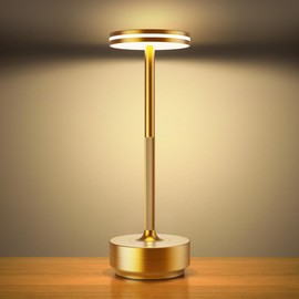 Hapfish Rechargeable Cordless Table Lamps, 5000mAh Battery Operated Lamp