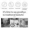 Children s Bike Basket Kids Front Handlebar Basket Plastic Rattan