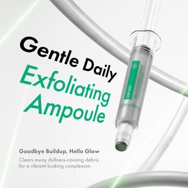 Easydew Mela EGF Exfoliating Ampoule - Age-Defying Face Serum with Black Bee Propolis, Niacinamide, AHA, BHA & LHA - Korean Skin Care for Pore Buildup & Skin Barrier Repair (Pump, 0.27 fl oz)