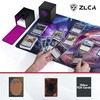 ZLCA Card Deck Box for MTG Cards with 2 Dividers,