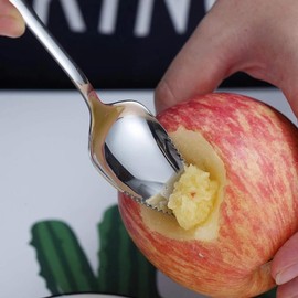 3 Pcs Grapefruit Spoons ，Grapefruit Spoon Serrated Edge Grapefruit Knife Stainless Steel Grapefruit Utensil， Tool Spoons for Citrus Lemon Kiwi Salads Melon Lime Pitaya Apple Fruit Puree