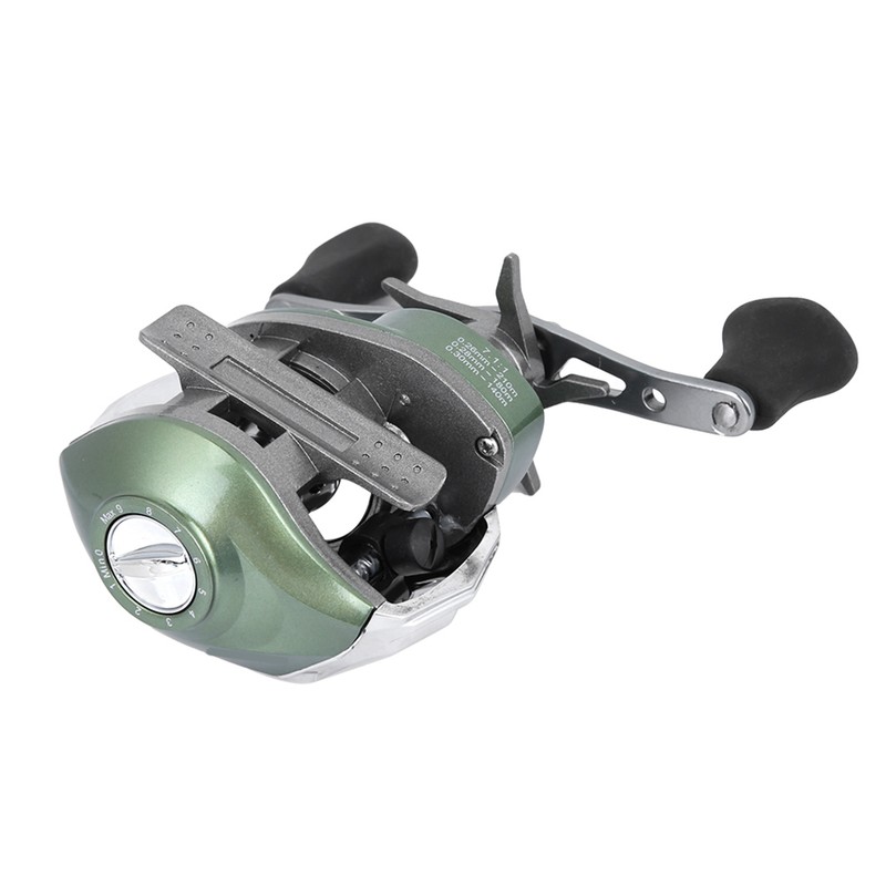 Green Aluminum Alloy Saltwater Spinning Fishing Reel Fishing Accessory(GBS201 Left