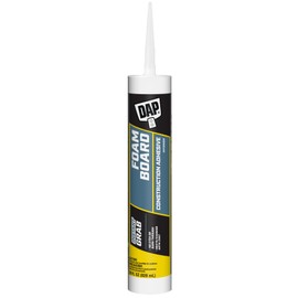 DAP Foamboard Construction Adhesive, White, 28 oz. (7079827529)
