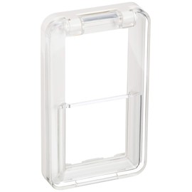 パナソニック(Panasonic) 保護カバー付スイッチプレート 1連・ダブルハンドル上部カバー用 ホワイト WTC79512W