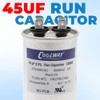 Capacitor de CA de arranque y funcionamiento de 45 uF