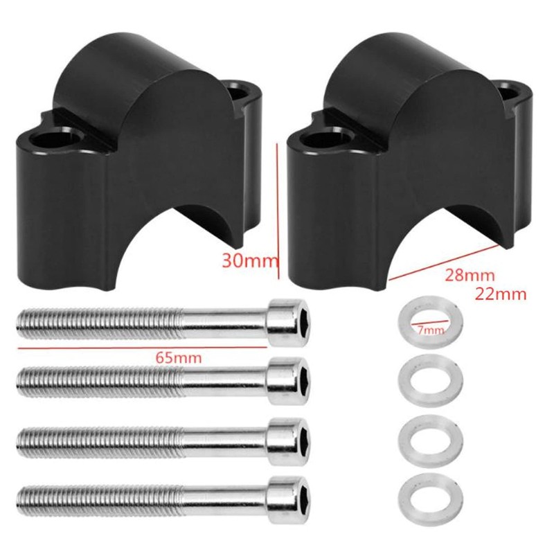 For Bikes, Black, 1.1 inches (28 mm), Handle, Posts, Height