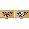 1997-2004 Corvette Front/Nose and Rear Emblem Inserts
