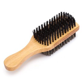 Men's Beard Brush, Bristles and Nylon Face Beard Clean Comb Double-Sided Beard Brush for Beard Care (#1)