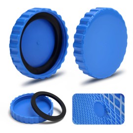 TYBYBB Set of 2 winter plugs, winter closure pool set for Intex and Bestway pools, winter plugs, winter sealing cap, cover pool plug, winter closure with matching seals